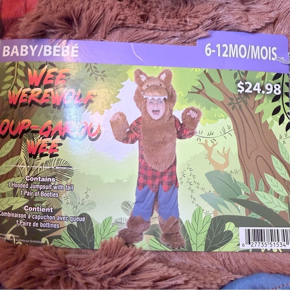 Wee Werewolf Baby Costume - Picture 9 of 9